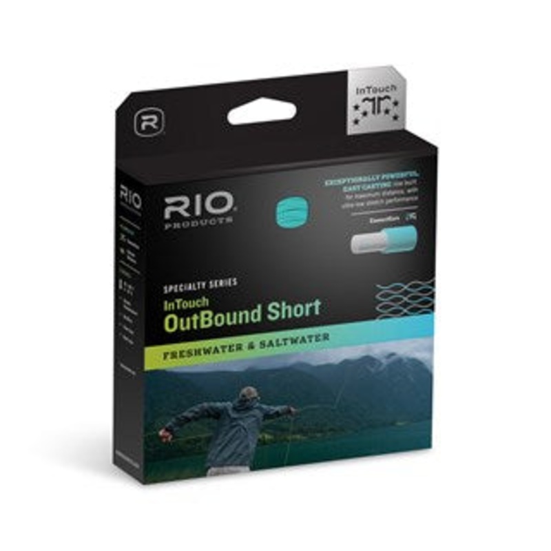 Rio Intouch Outbound Short F/I Fly Line WF6F/I Gray / Ivory / Green