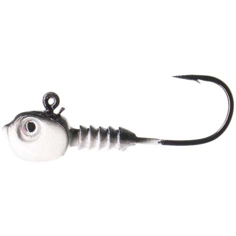 Dirty Jigs Guppy Head – 3 Pack Blue Shad 1/8 oz – 1/0 Hook
