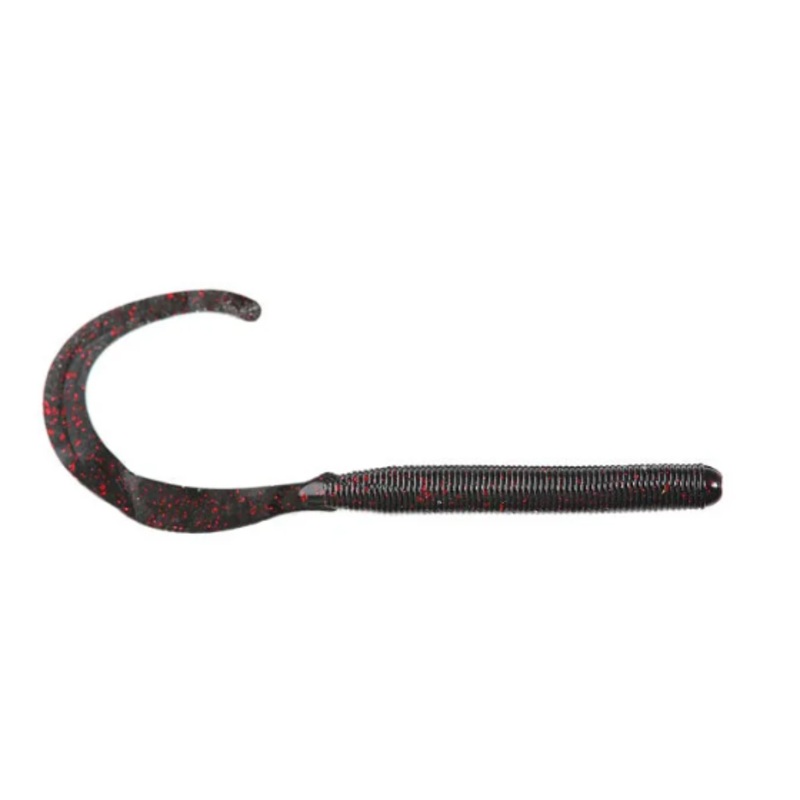 Zoom Curly Tail Worm 4″ (20 Pk) Black