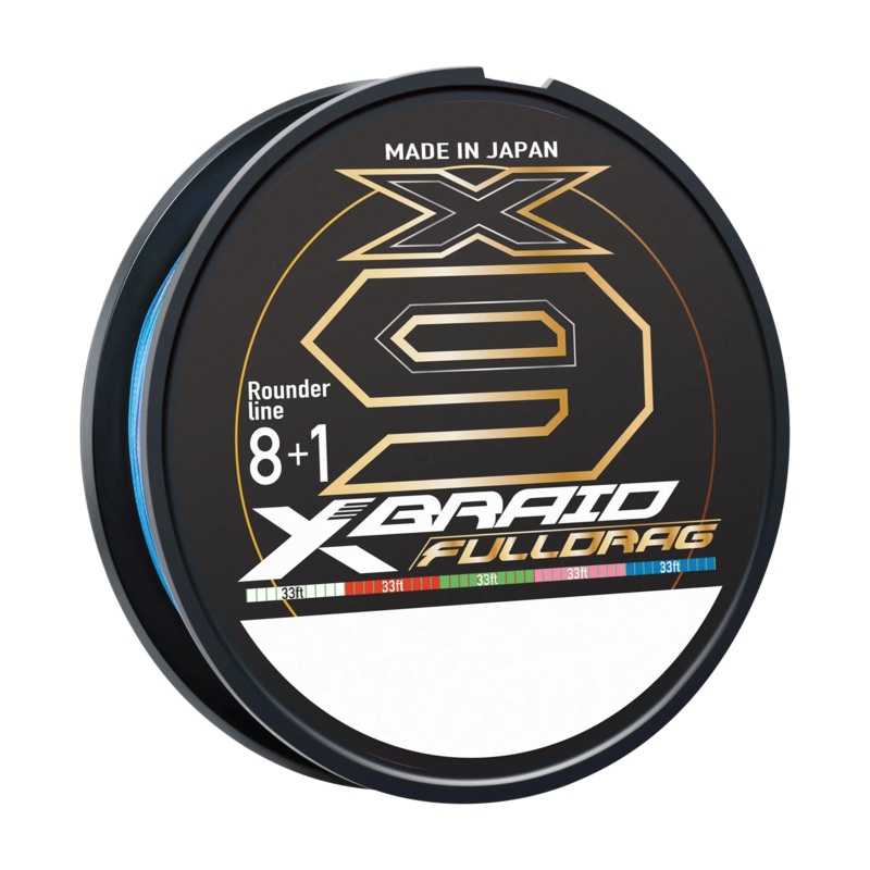 Daiwa XBRAID X9 Full Drag Braid Multi 20 lb. 330 yd.