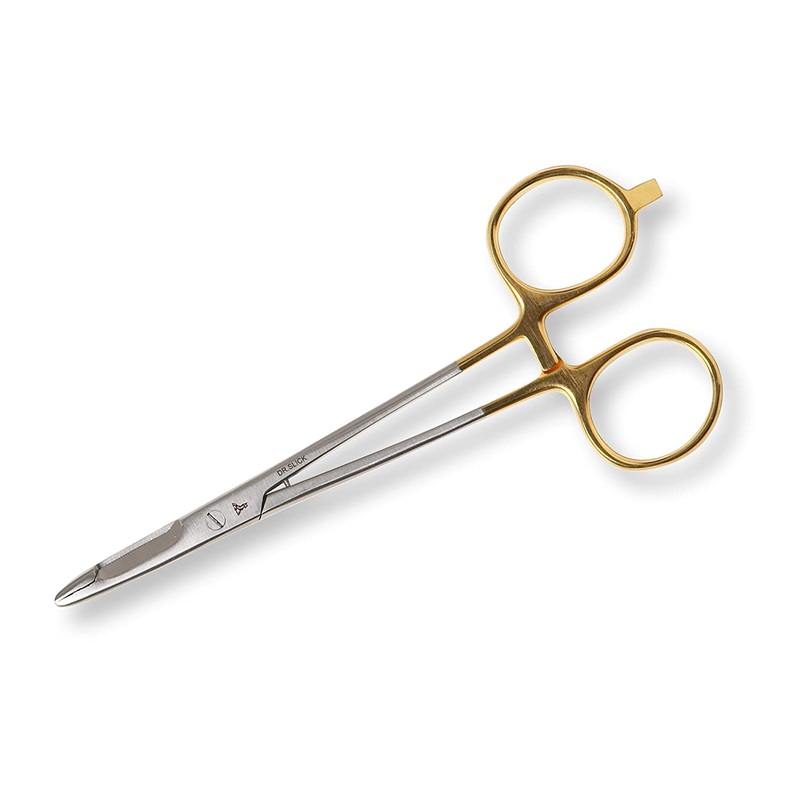Dr. Slick Scissor Clamp Gold Loops 5.5 Inches Straight