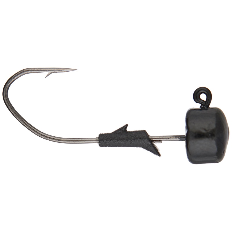 Eagle Claw Lazer Sharp Pro-V Finesse Ned Rig Jighead 5 pack Black 1/16 oz