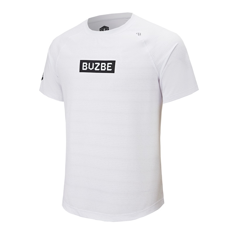 Name Badge SS Performance T – White Mini Hex White Mini Hex S