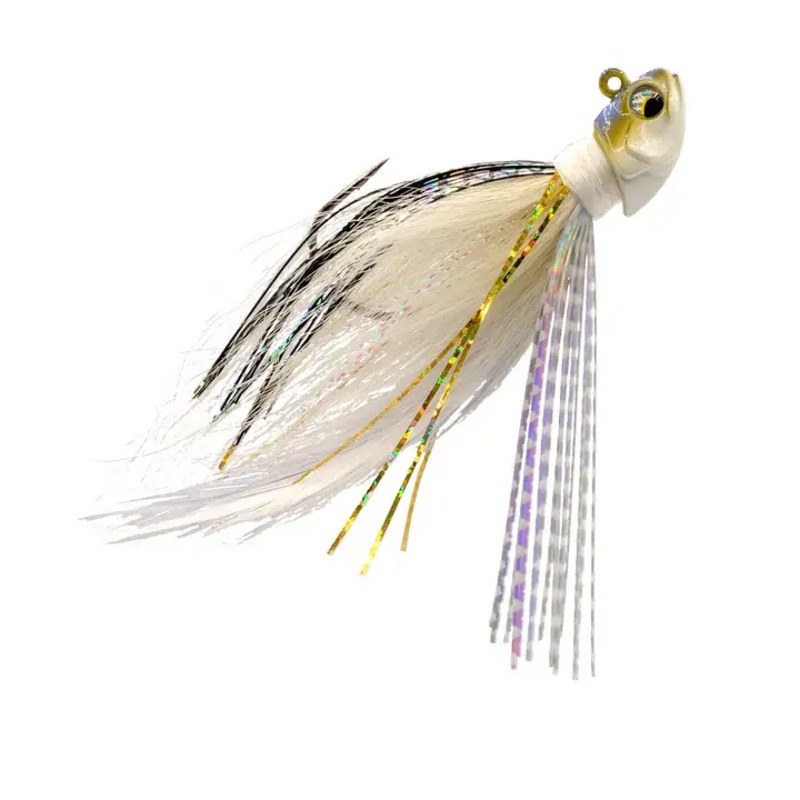 6th Sense Flock Hair Jig 3/4 oz Gizzard Shad