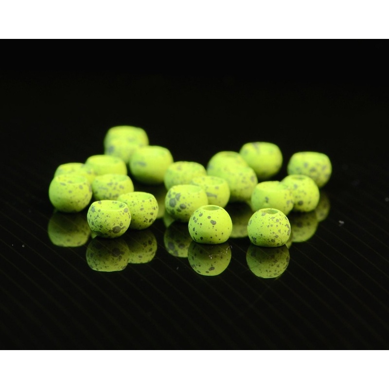 Hareline Mottled Tactical Tungsten Beads 5/64 in (2.0 mm) Hare’s Ear Brown