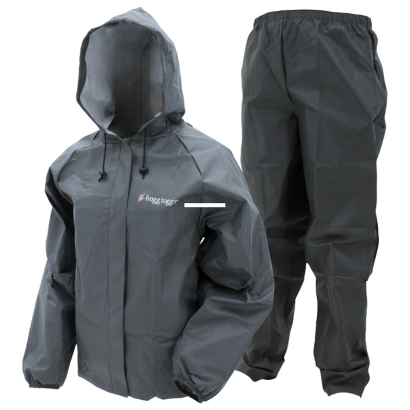Frogg Toggs Women’s Ultra-Lite2 Rainsuit, Carbon Black