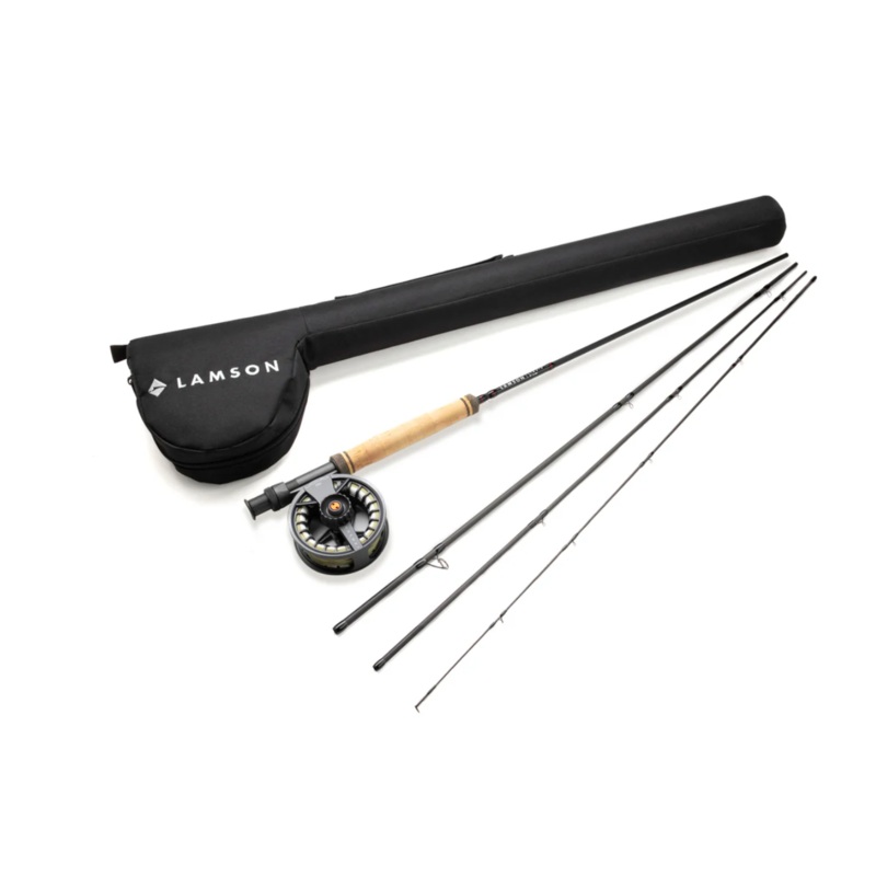 Lamson Liquid 5WT Outfit W/ Fly Line, Leader and Backing 9’0″ 5 wt