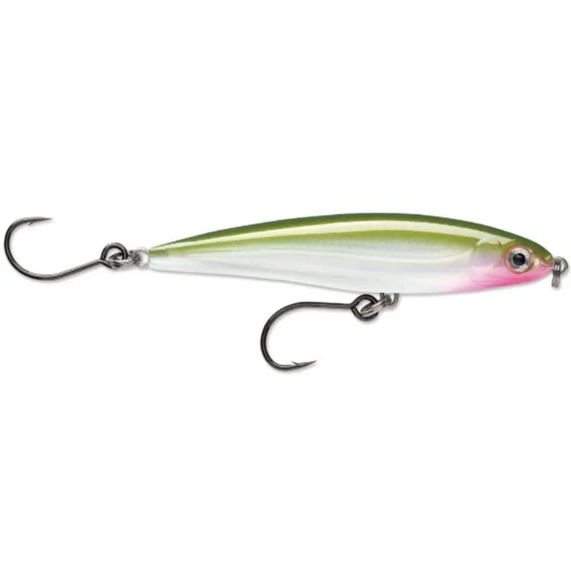 RAPALA X-RAP TWITCHIN’ MINNOW 10 BONE CHARTREUSE