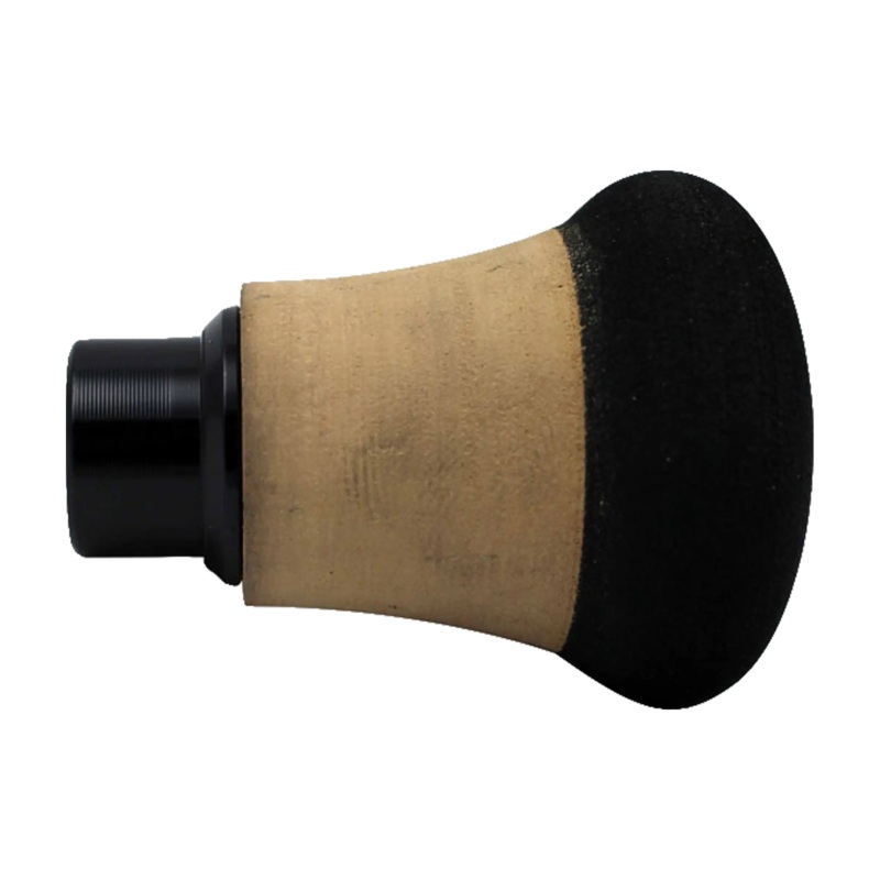 REC 1.5-inch Fixed Fighting Butt, EVA Foam End 1.5FVB Black LS