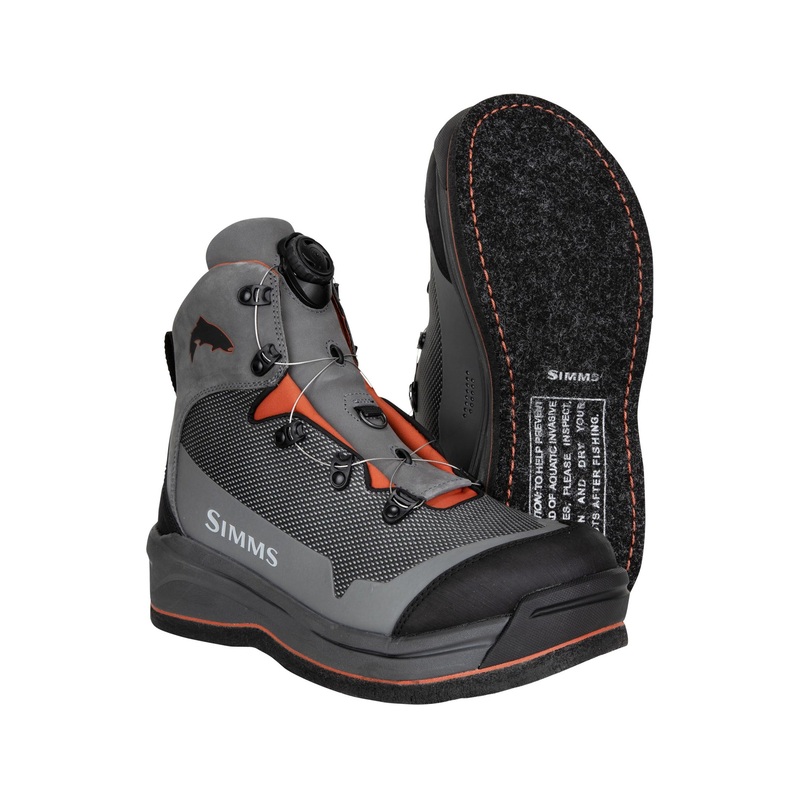 Simms  Guide Boa Boot Felt Slate 7