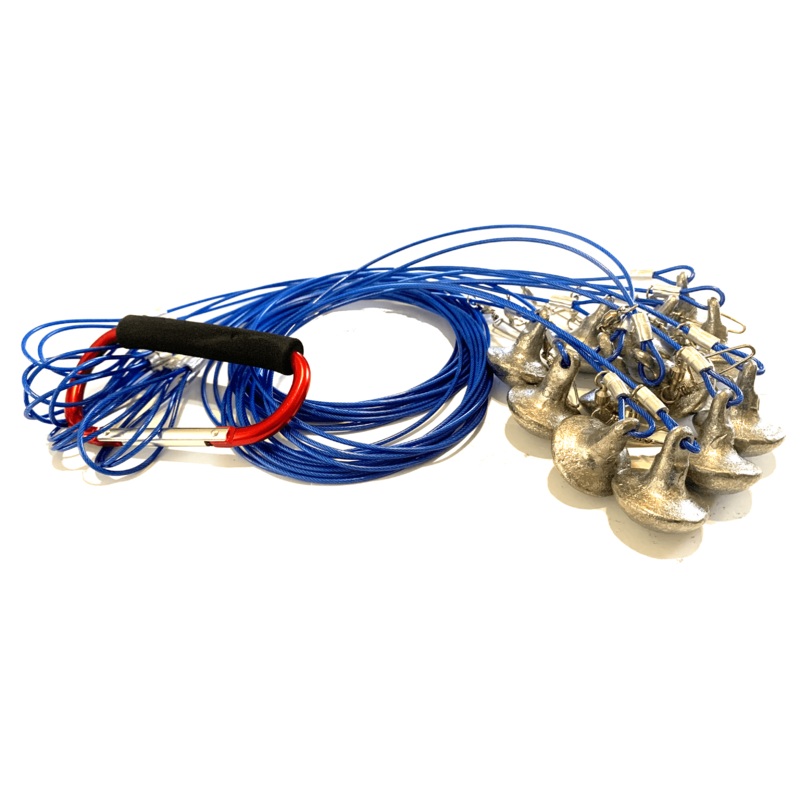 36″ 4oz Mushroom Weight Texas Rigs 1 Dozen Black