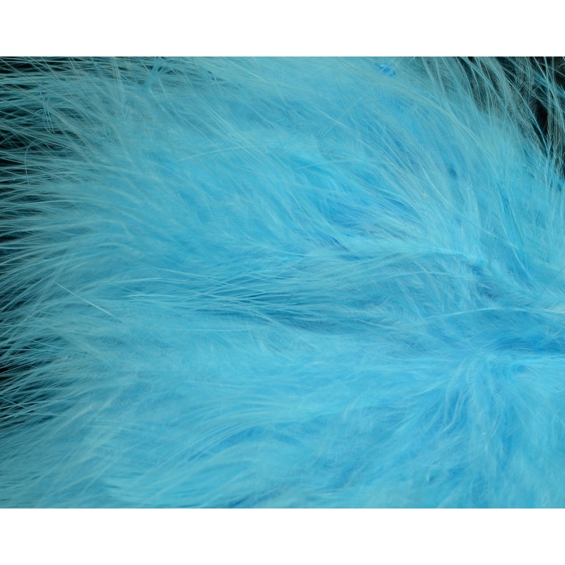 Hareline Marabou Strung Blood Quills 0.25 oz Black
