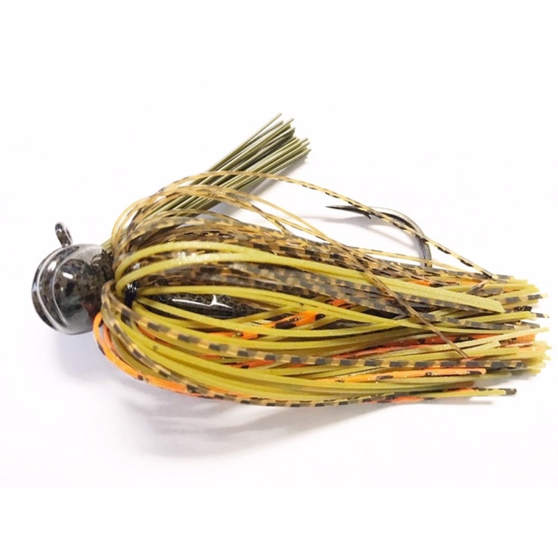 GREENFISH TACKLE CRAWBALL HAND-TIED SILICONE Pumpkin Orange 3/8 oz