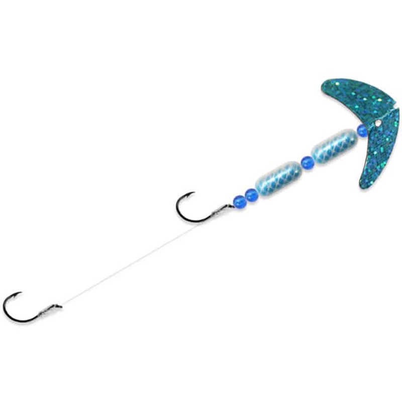 Mack’s Lure Cha Cha Spinner – Crawler Rig Blue Sparkle/Blue Pearl Scale