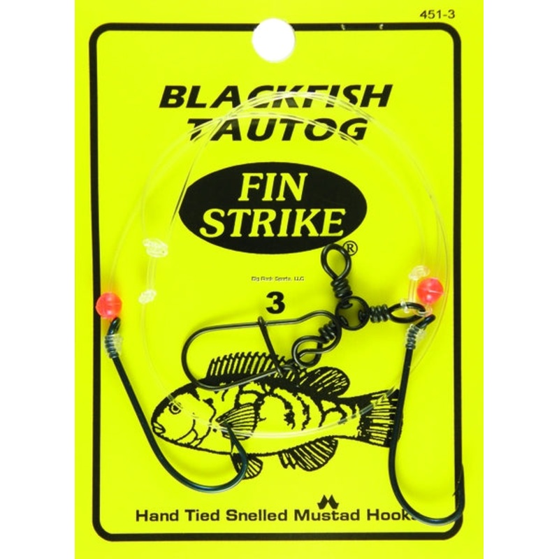 Fin Strike Blackfish (Tautog) Rigs w/Red Beads Size #3