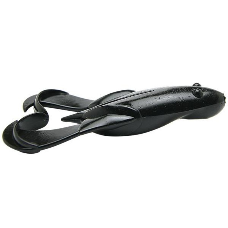 Keitech Noisy Flapper 3 1/2 inch Soft Plastic Frog Black