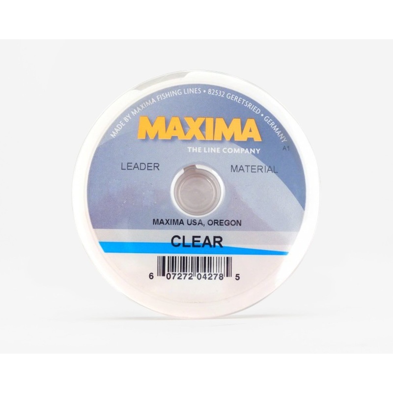 Maxima Clear Fishing Line – Leader Wheel 1 Pound