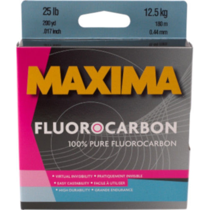 Maxima Fluorocarbon One Shot Spool 200 Yards 6 pound
