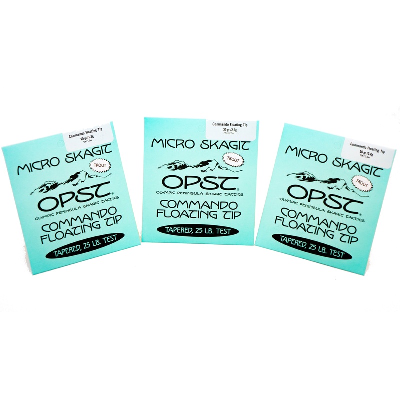 OPST Micro Skagit Commando Floating Tips 5 30 Grain