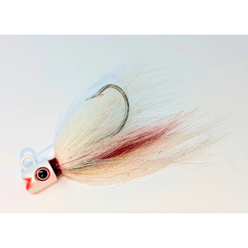 S&S Bucktails Smiling Bill White Pearl 1/2oz