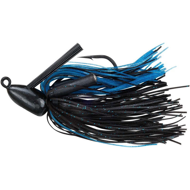 Booyah Boo Jig w/ Rattles Black/Blue 1/4 oz