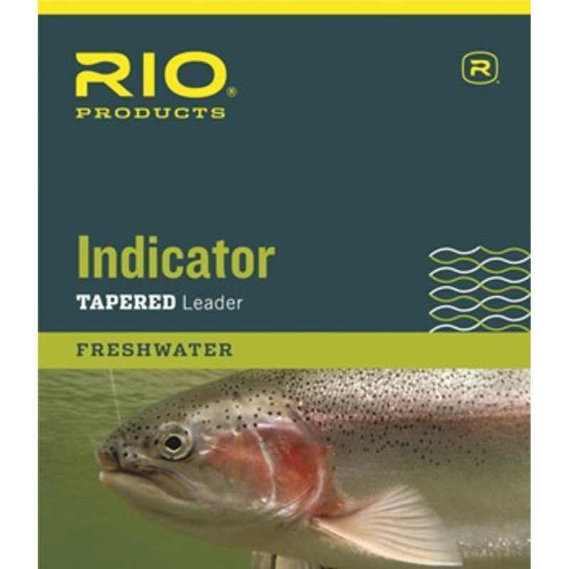 Rio Indicator Tapered Leader 10′ 2X