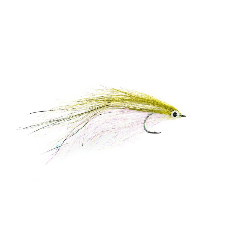 Umpqua Mushmouth – Chartreuse/White (3-Pack) 2/0 Chartreuse / White