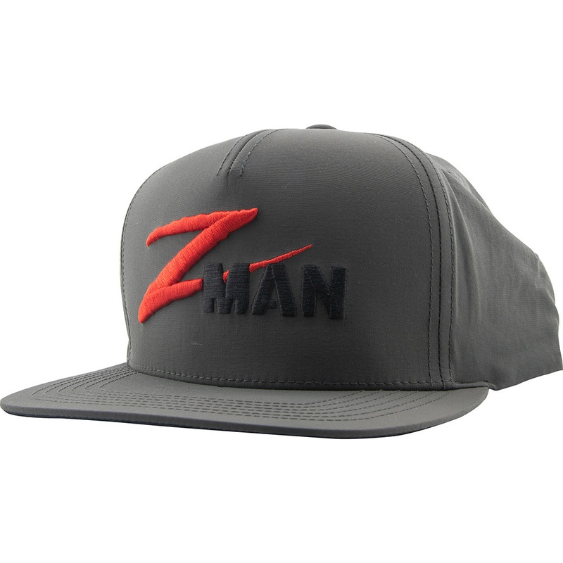 Z-Man Logo Flat Bill Hatz – Charcoal Charcoal